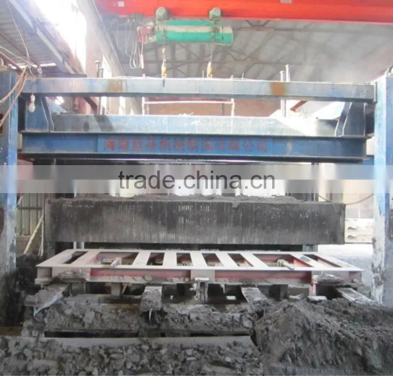 Fully automatically autoclave aerated concrete block plant