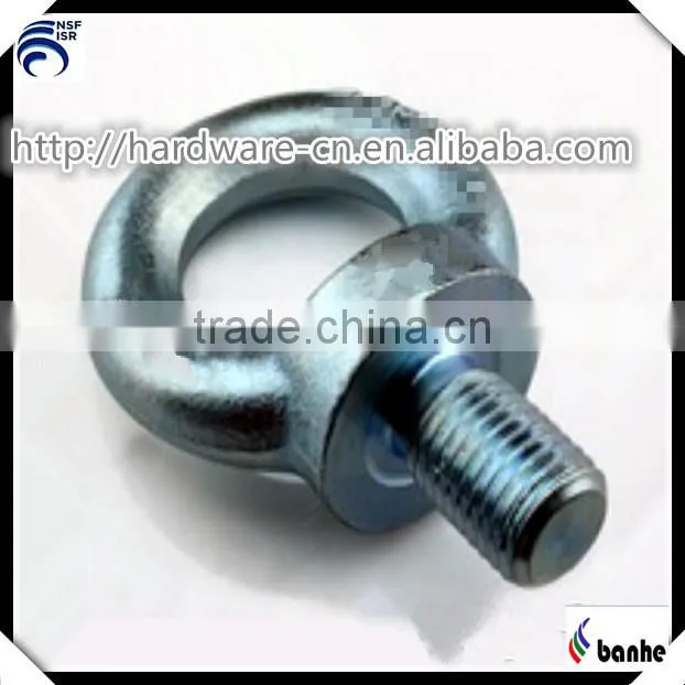 Marine hardware fasteners lifting eye bolt