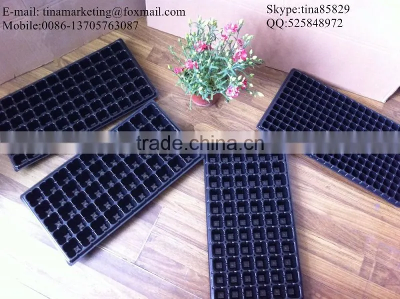 32,45,50,72,96,98,104,105,128,200,242,288,406,512 Cell HIPS Plastic Plant Seedling Nursery Tray