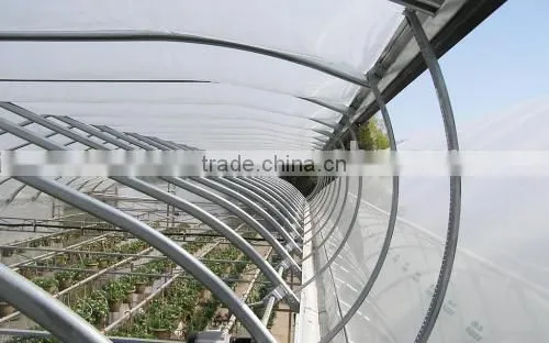 Low cost plastic agriculture greenhouse