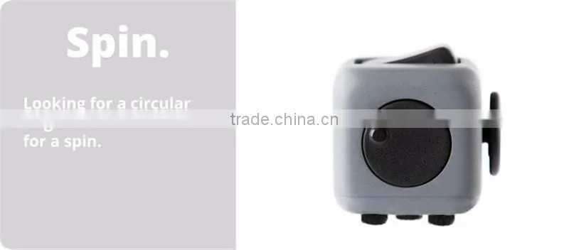 High quality desk toy Fidget 6-Sided Desk Toy Cube Arrival Brilliantly useless adult desk toy fidget