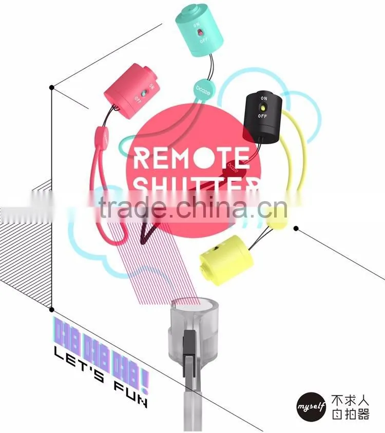 New Design Cheap Photographing Remote Shutter, Universal Phone Holder Remoter Shutter