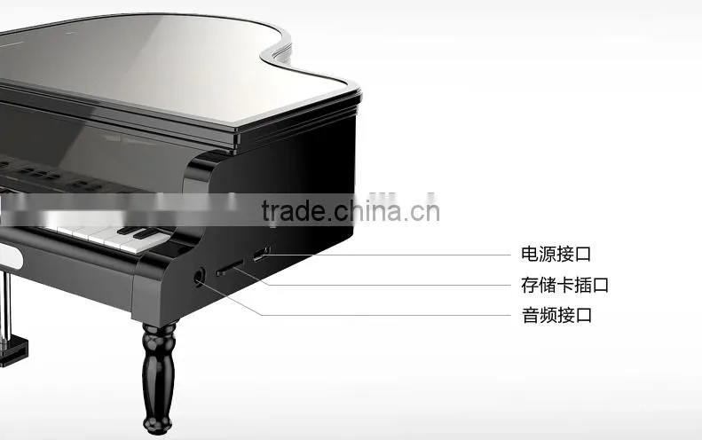 2015 New design portable mini bluetooth wireless piano speaker