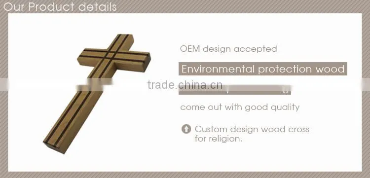 Easter Decorative Religious Engraving Wooden Crosses