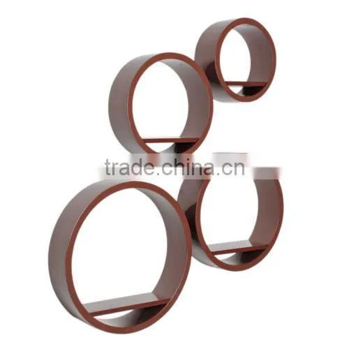 Round MDF wall shelf