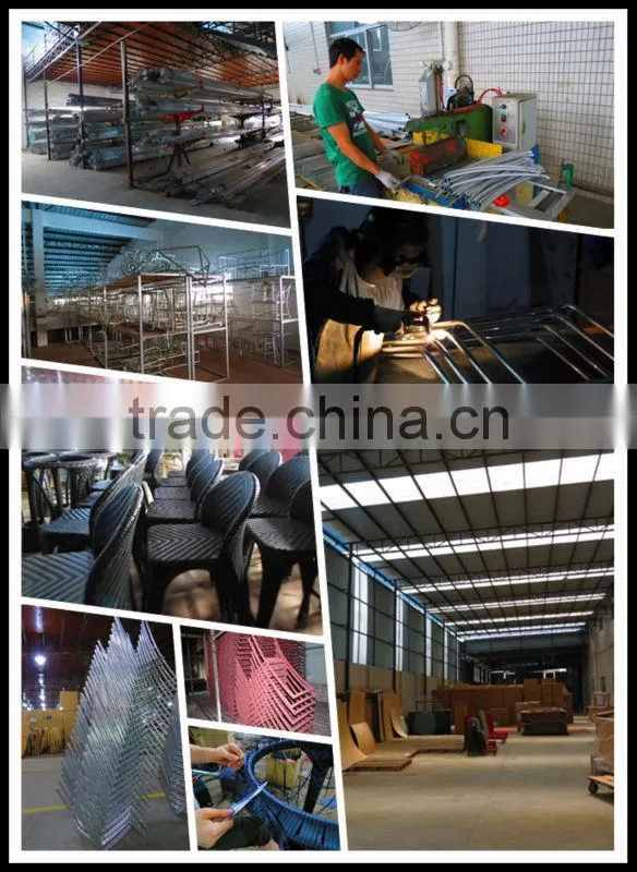 2014 modern design rattan round sun bed + outdoor bed