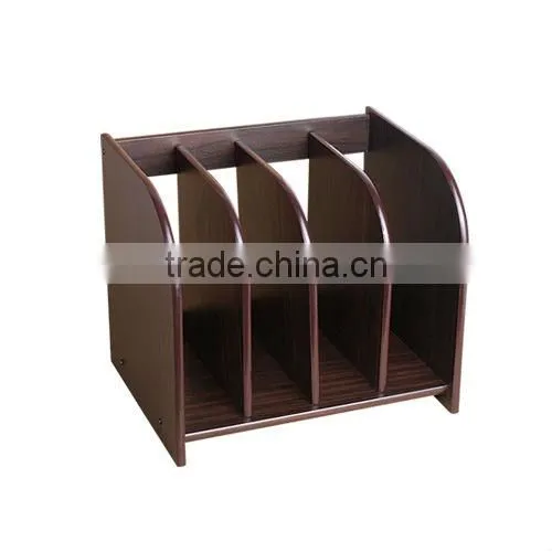 wood stationary solid wood hanger book rack pen container
