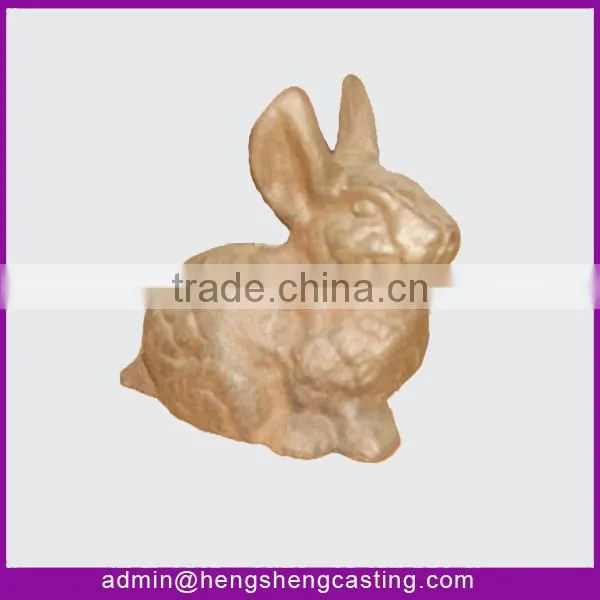 garden animal cast iron decorations rabbit