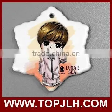 Personalized Sublimation mdf key pendant gift heat press pendant