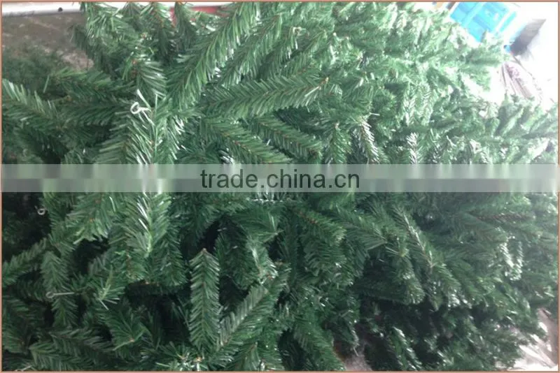 Fire retardant green christmas garlands