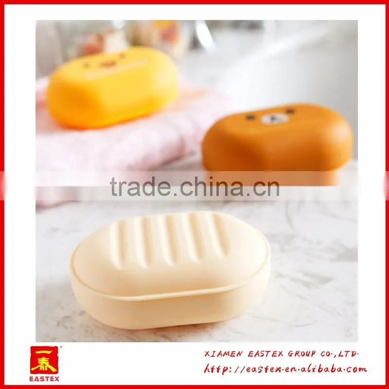 New Style , Custom Easy Carry Travel Square Plastic Soap Box/Soap Stand