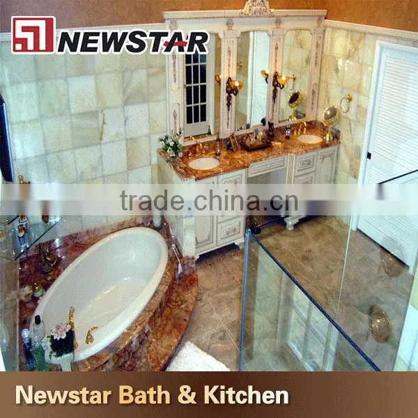 yellow onyx bathroom tile&vanity top