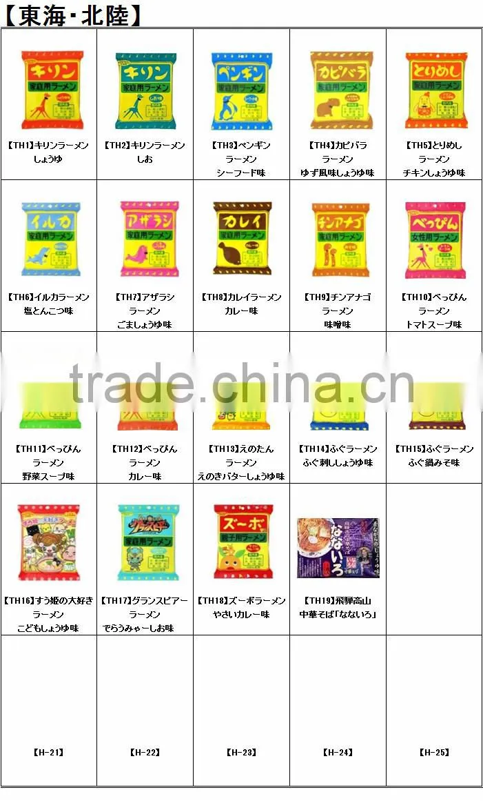 Japanese Instant noodle , ramen , fried noodle
