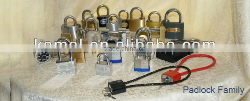 Laminated padlock for container