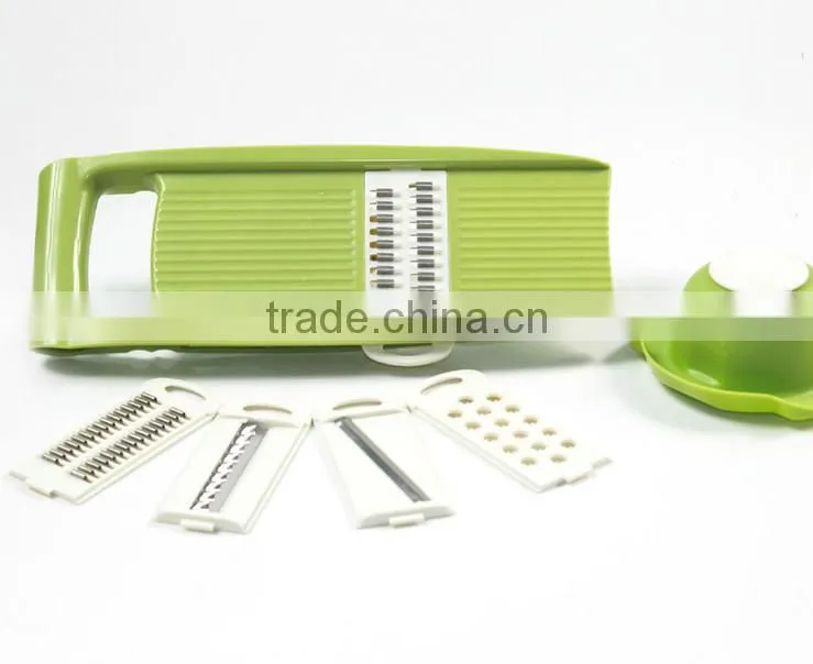 Professional Vegetables Mandoline Julienne Cutter Slicer Grater Garlic