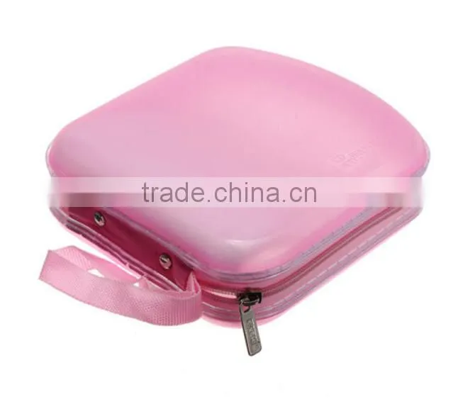 NEW Portable CD Storage Bag 40-pieces DVD hard Plastic Protector Carrying Case