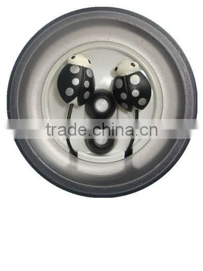 Earphones new style mp3 earphone Lady beetles