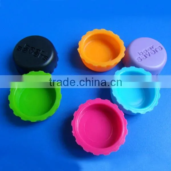 2015 pop colorful Silicone beer cap / Silicone beer saver in wine stoppers