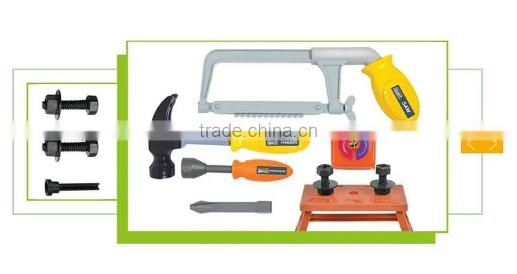 Interesting plastic super tool play set kids indoor games