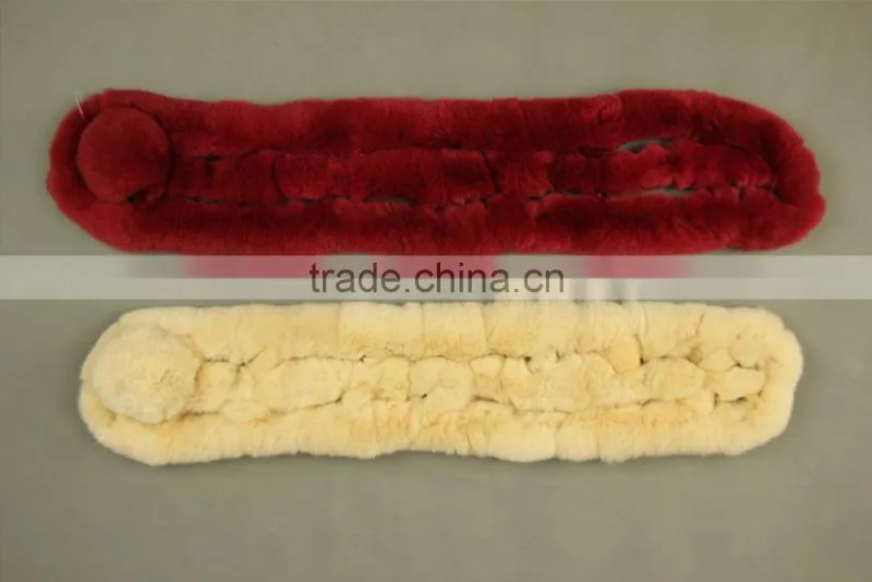 High Quality Knitted Rex-Rabbit Scarf