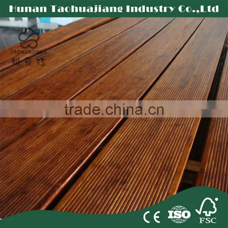 Waterproof Outdoor Deck Floor Covering Bamboo Deck Flooring