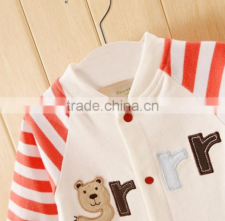 Baby romper wholesale, cotton baby hooded romper