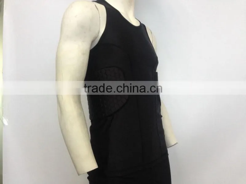 Custom Rubber Foam padded protective compression shirt