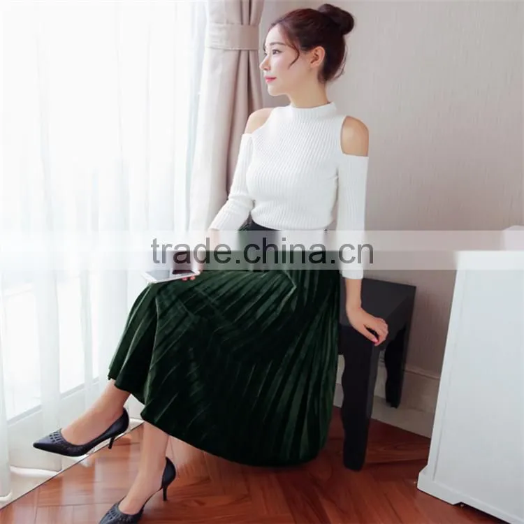 New hot style women's dress lady skirts Velvet skirts