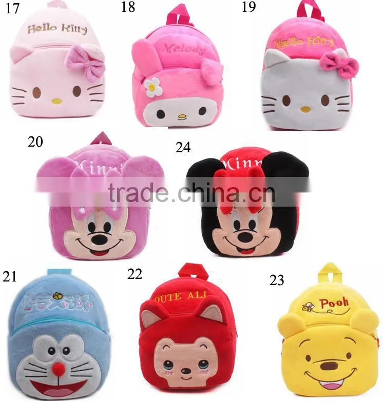 2015 kids backpack wholesale children 37 design cartoon school backpack