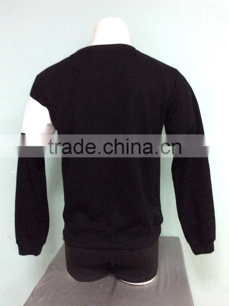 2016 new design plain fashion printed men's pullover matching varisty hoodies windbreaker clothing