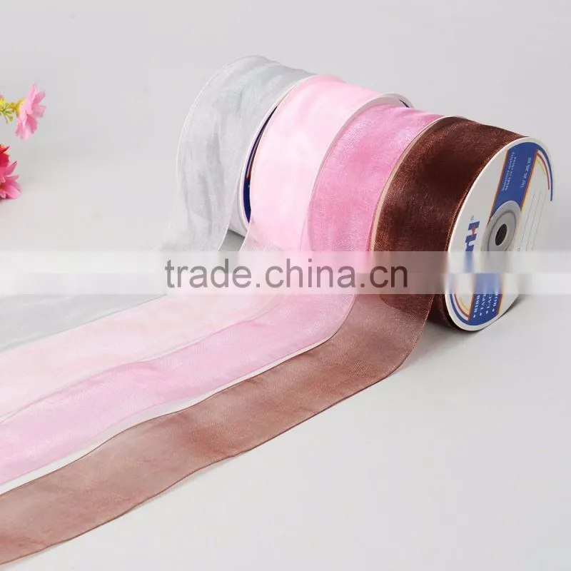 25mm Jacquard Sheer Organza Ribbon