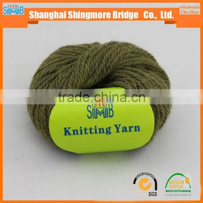 Knitting yarn china supplier best wholesale oeko tex quality hand knitting wool yarn