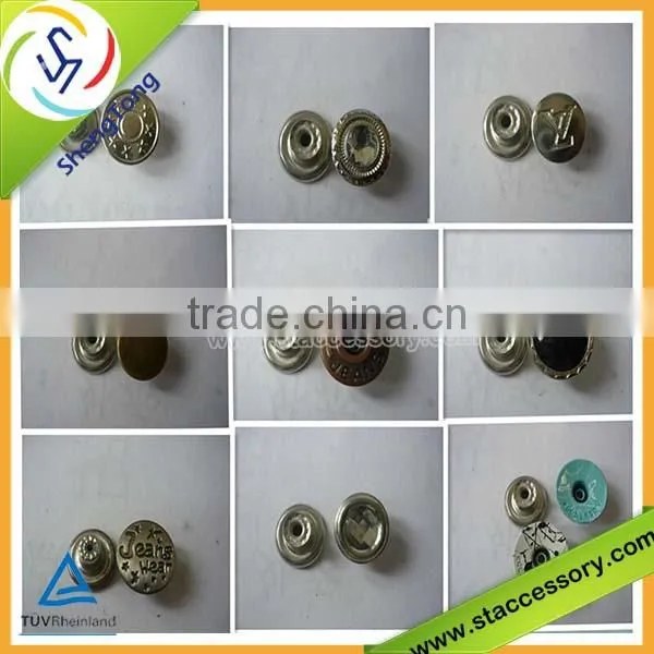 Hot sale wholesale metal jeans button