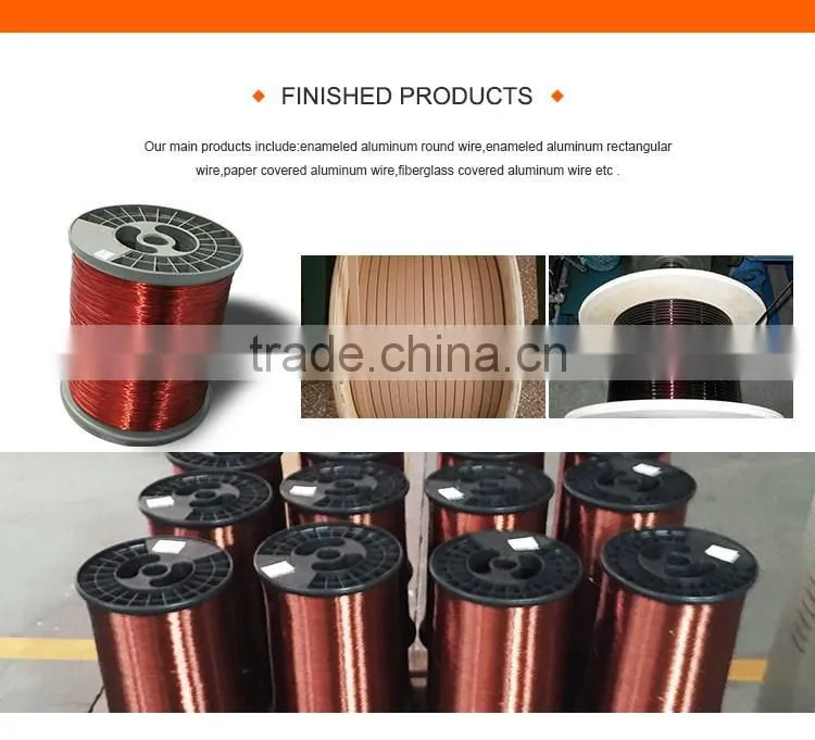 width 2-16mm enameled aluminum flat wire made for brazilian market
