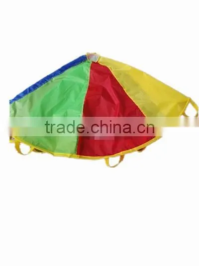 nylon new Rainbow parachute kids playing parachute