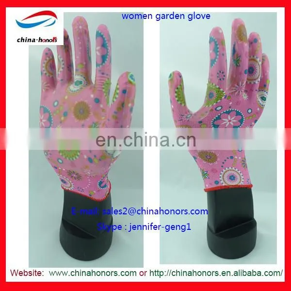 PU garden gloves/ladies garden gloves