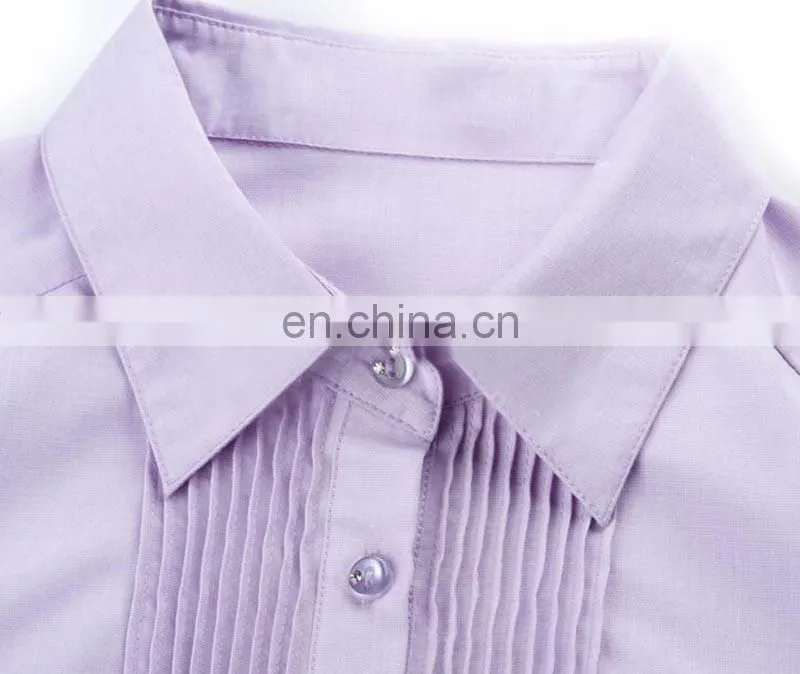 Ladies Business Shirt Hot Style Ladies Uniform Shirt Design