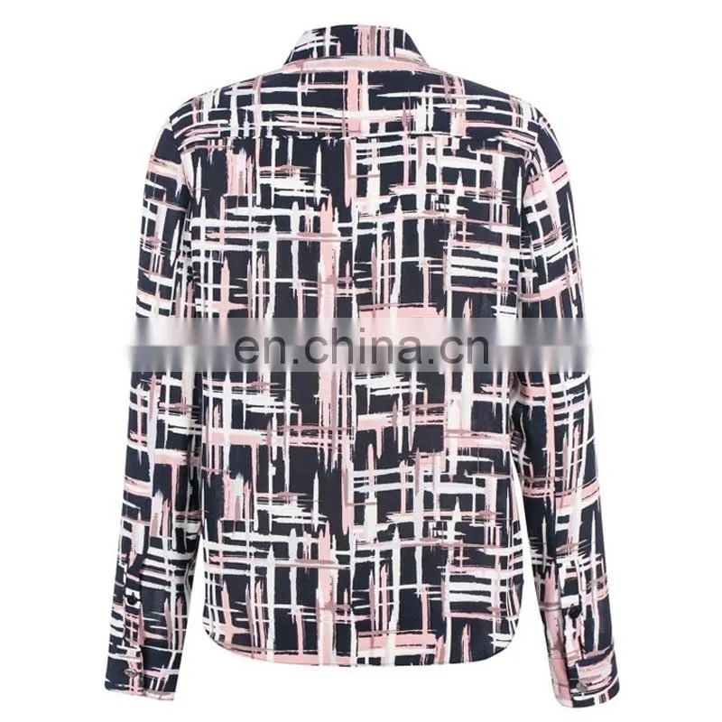 fashion women office shirt design of 100% Cotton and tops