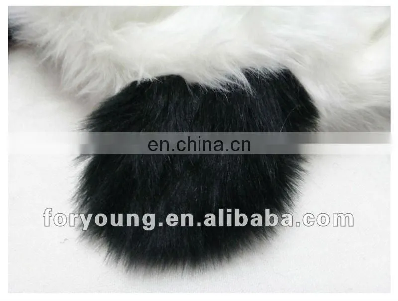one piece plush animal hat scarf glove
