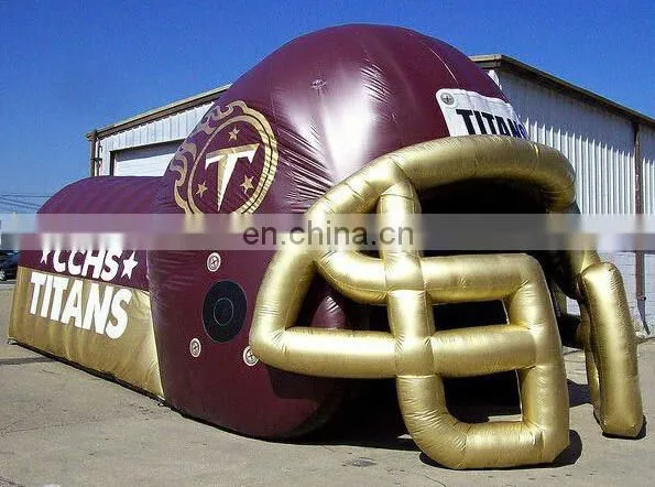Inflatable Football Helmet Tunnel of Infltable-lawn-tent