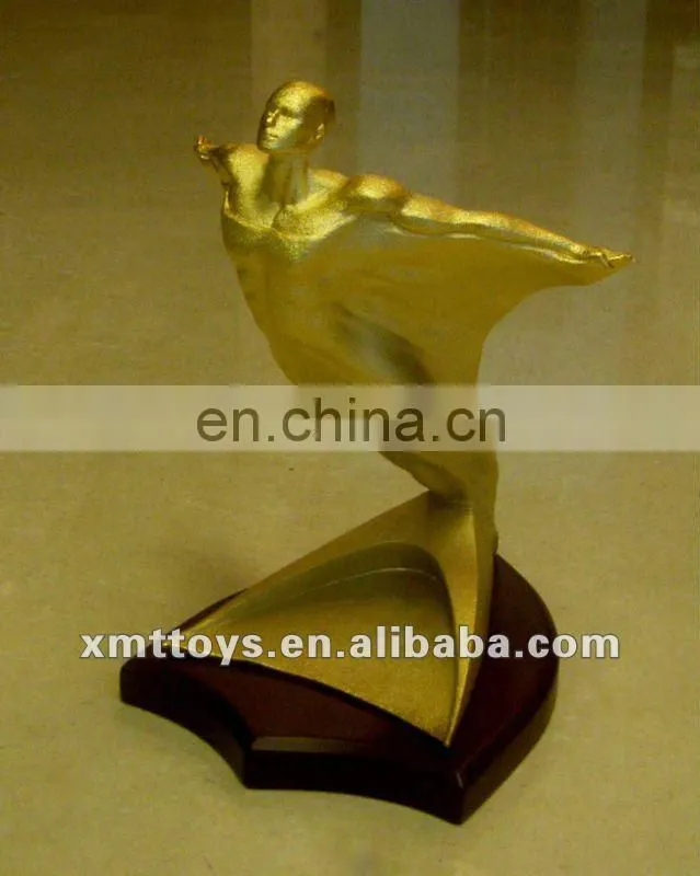 sports gold plate metal trophy cup