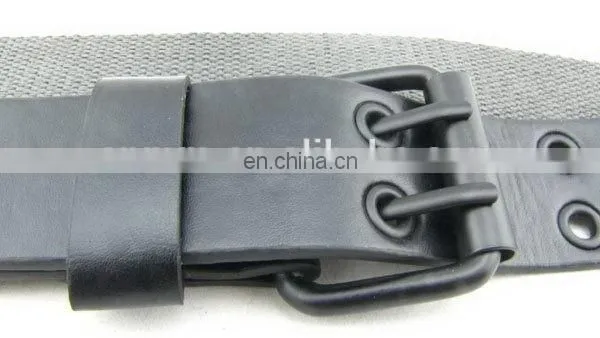 Fashion Canvas Belt With Leather For Men Mens Leather Jeans Belt