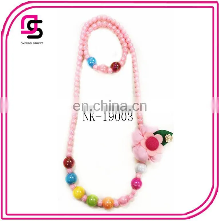 2015 Wholesale Fashion Necklace And Bracelet Jewelry Set For Children