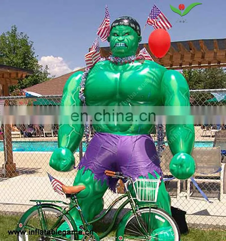 Full digital printing giant inflatable hulk