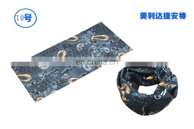 Premium Double Dry Headwear Sweat Wicking Headbands Neck Gaiter Bandana Balaclava Helmet Liner Head Wrap Scarf Sweatband #MZ-02