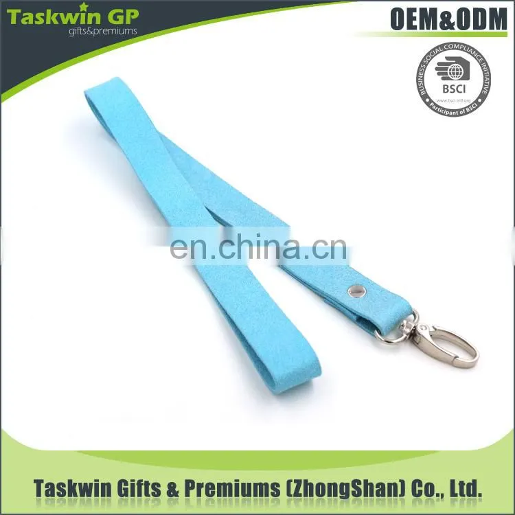 Wholesale cheap custom printed Leather neck lanyards no minimum