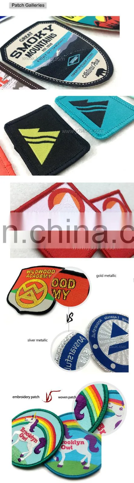 china factory directly custom digital printed woven patches