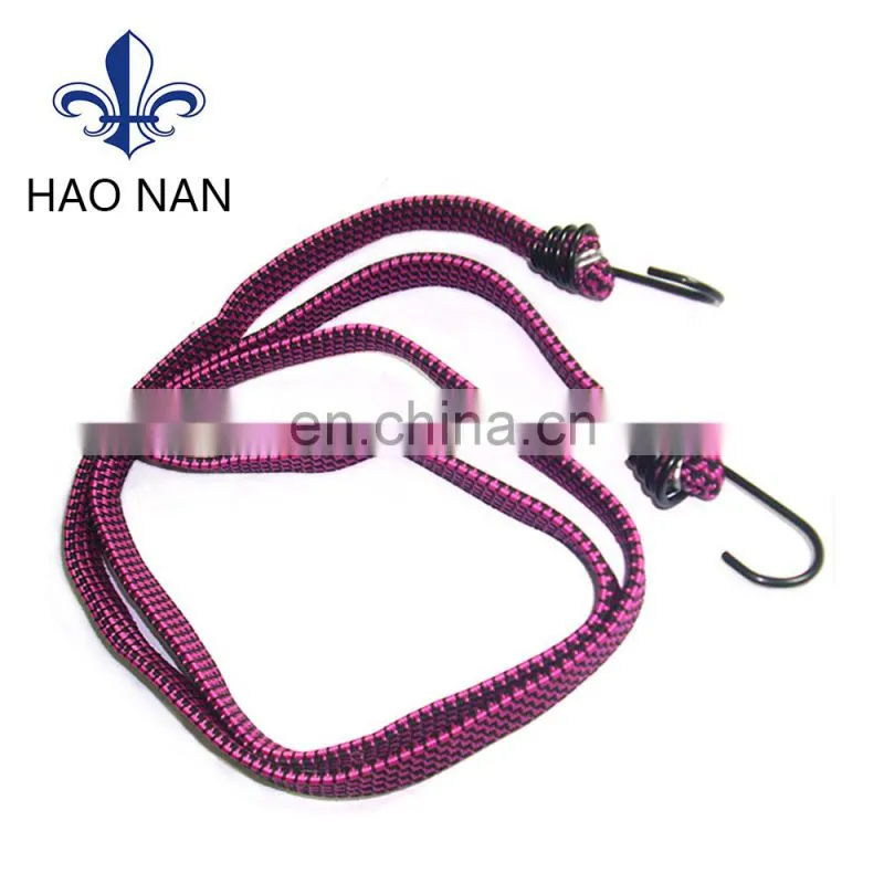 2017 high qualtity durable elastic bungee cord with plastic hook