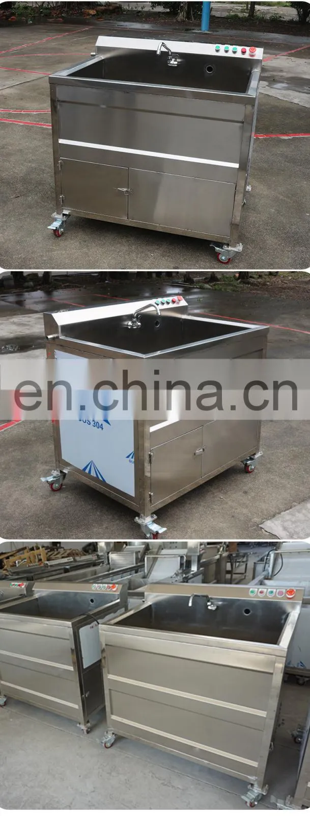 commercial automatic air bubble fruit washing machine for sale
