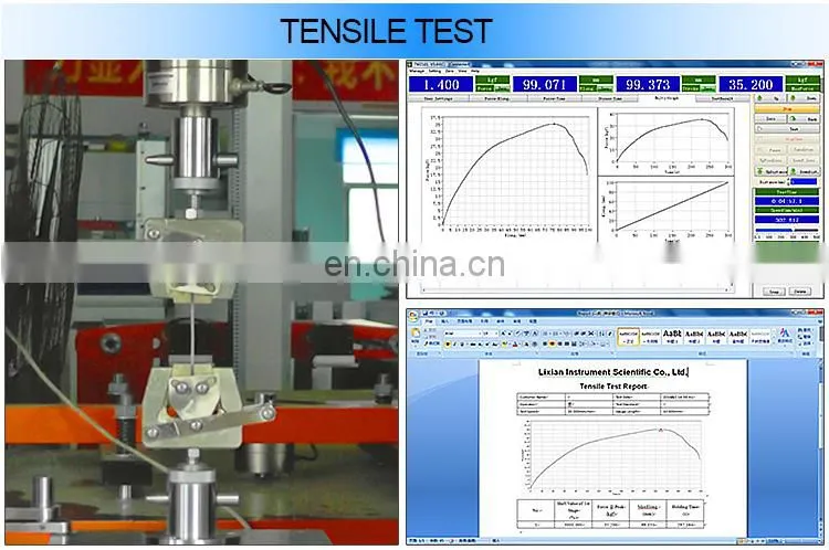 ZONHOW computer horizontal 200kg tensile testing machine